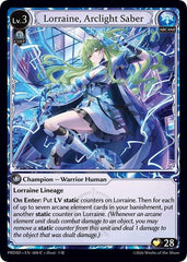 Lorraine, Arclight Saber - 008 - Common - .asphodel/paradise Starter Decks