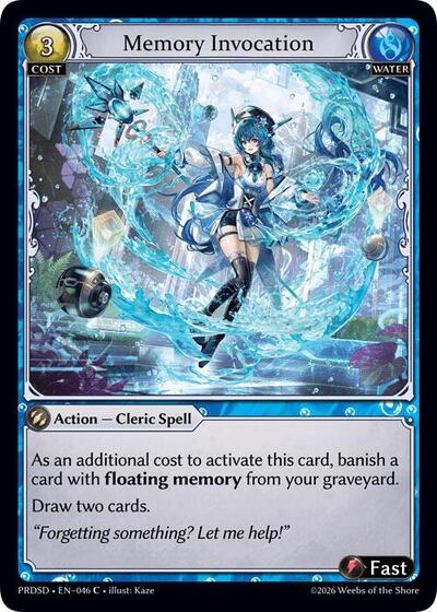 Memory Invocation - 046 - Common - .asphodel/paradise Starter Decks