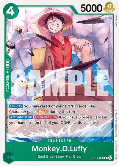 Monkey.D.Luffy - OP17-030 - Common - The World's Strongest Warriors