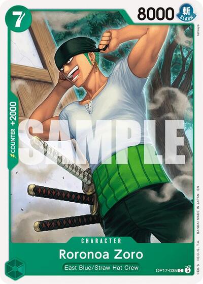 Roronoa Zoro - OP17-035 - Common - The World's Strongest Warriors