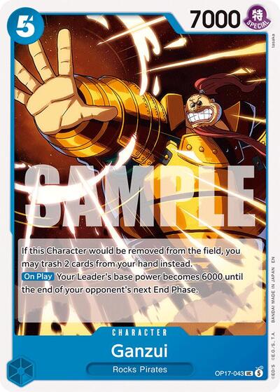 Ganzui - OP17-043 - Uncommon - The World's Strongest Warriors