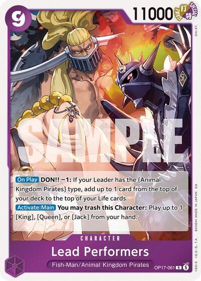 Lead Performers - OP17-061 - Rare - The World's Strongest Warriors