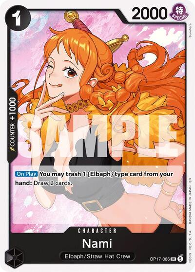Nami - OP17-086 - Uncommon - The World's Strongest Warriors