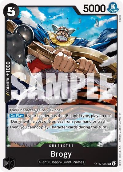 Brogy - OP17-092 - Uncommon - The World's Strongest Warriors