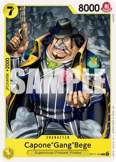 Capone"Gang"Bege - OP17-100 - Common - The World's Strongest Warriors