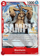 Blenheim - OP17-012 - Common - The World's Strongest Warriors Release Event Cards