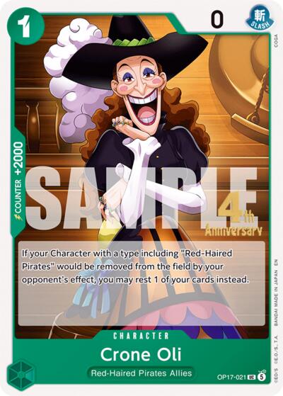 Crone Oli - OP17-021 - Uncommon - The World's Strongest Warriors Release Event Cards