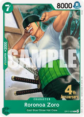 Roronoa Zoro - OP17-035 - Common - The World's Strongest Warriors Release Event Cards
