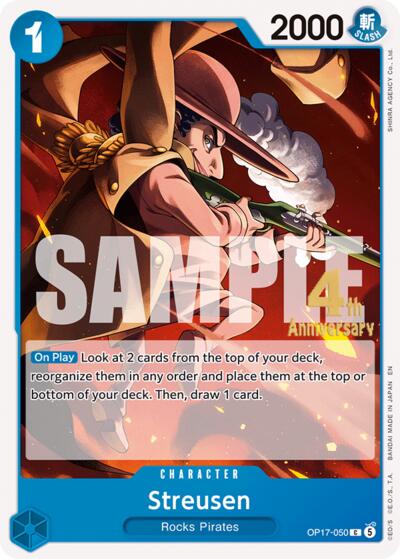 Streusen - OP17-050 - Common - The World's Strongest Warriors Release Event Cards