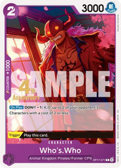 Who's.Who - OP17-071 - Common - The World's Strongest Warriors Release Event Cards