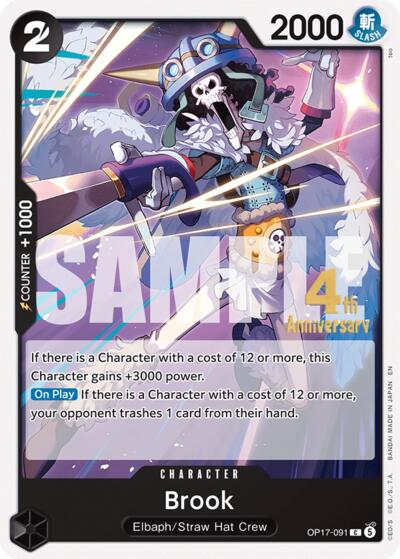 Brook - OP17-091 - Common - The World's Strongest Warriors Release Event Cards