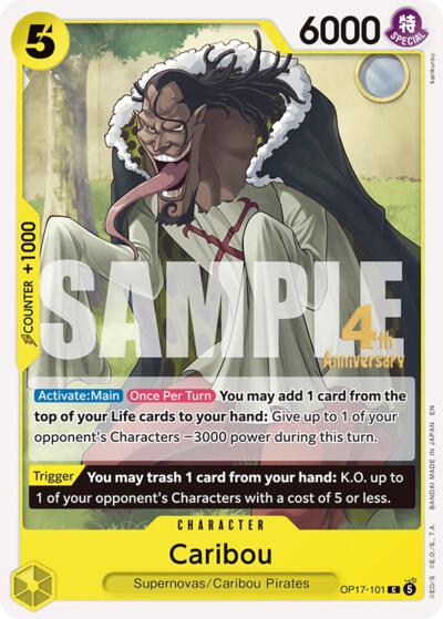 Caribou - OP17-101 - Common - The World's Strongest Warriors Release Event Cards