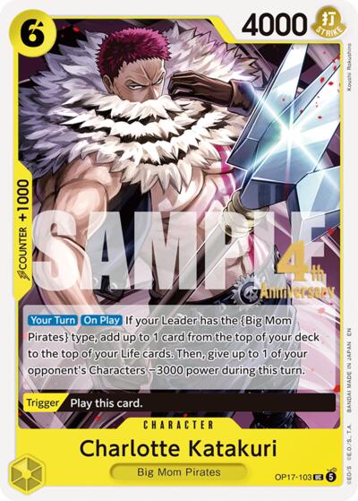 Charlotte Katakuri - OP17-103 - Uncommon - The World's Strongest Warriors Release Event Cards