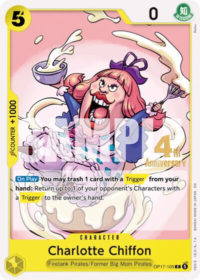 Charlotte Chiffon - OP17-105 - Common - The World's Strongest Warriors Release Event Cards