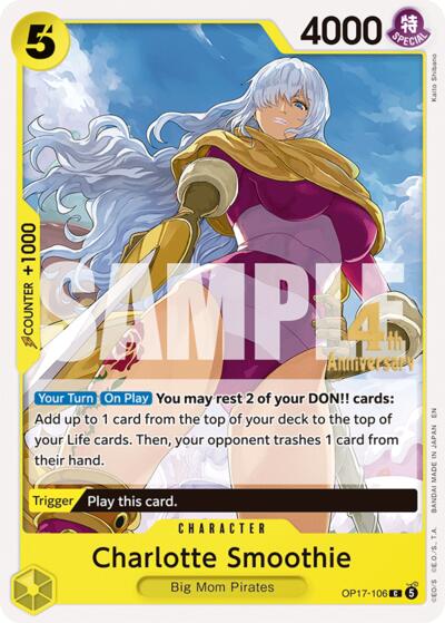 Charlotte Smoothie - OP17-106 - Common - The World's Strongest Warriors Release Event Cards