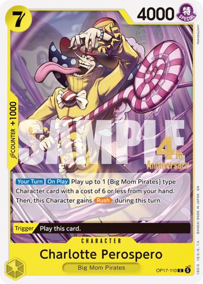 Charlotte Perospero - OP17-110 - Common - The World's Strongest Warriors Release Event Cards