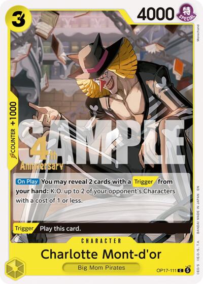 Charlotte Mont-d'or - OP17-111 - Common - The World's Strongest Warriors Release Event Cards