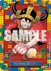 Monkey.D.Luffy (4th Anniversary) (Winner) - P-110 - Promo - One Piece Promotion Cards
