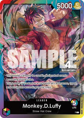 Monkey.D.Luffy - Leader (4th Anniversary Leader Card) - One Piece Promotion Cards