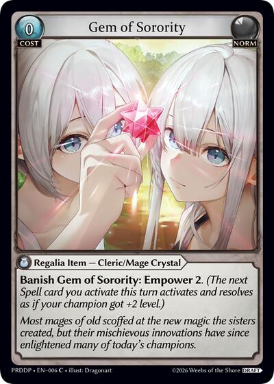 Gem of Sorority - 006 - Common - .asphodel/paradise Draft Pack