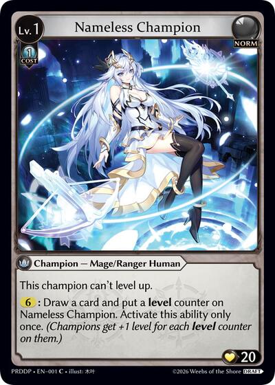 Nameless Champion (Mage/Ranger) - 001 - Common - .asphodel/paradise Draft Pack