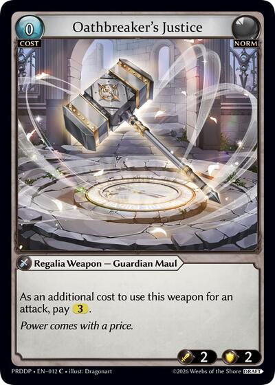 Oathbreaker's Justice - 012 - Common - .asphodel/paradise Draft Pack