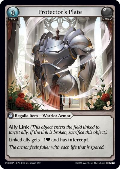 Protector's Plate - 017 - Common - .asphodel/paradise Draft Pack