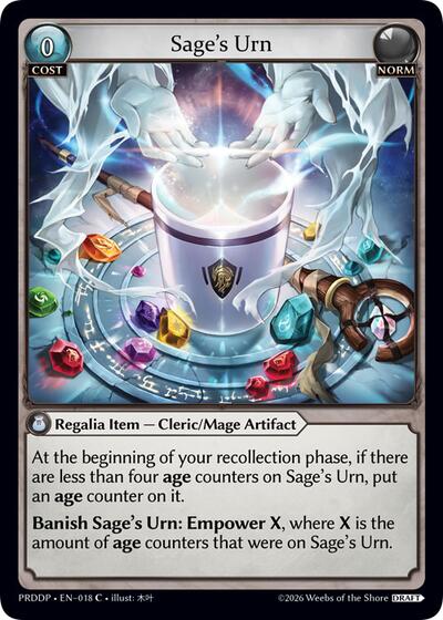 Sage's Urn - 018 - Common - .asphodel/paradise Draft Pack