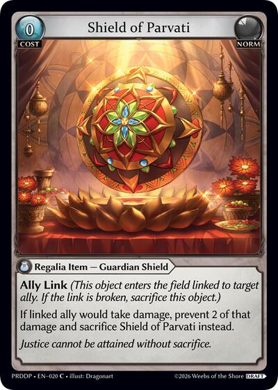 Shield of Parvati - 020 - Common - .asphodel/paradise Draft Pack
