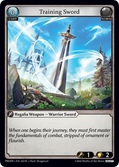 Training Sword - 022 - Common - .asphodel/paradise Draft Pack