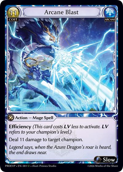 Arcane Blast - 001 - Uncommon - .asphodel/paradise Event Pack