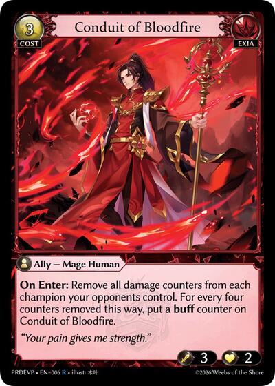 Conduit of Bloodfire - 006 - Rare - .asphodel/paradise Event Pack