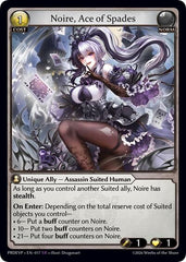 Noire, Ace of Spades - 017 - Super Rare - .asphodel/paradise Event Pack
