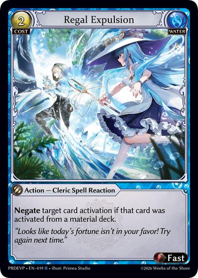 Regal Expulsion - 019 - Rare - .asphodel/paradise Event Pack