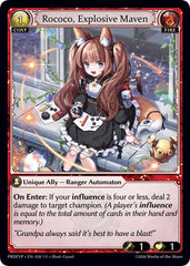 Rococo, Explosive Maven - 020 - Super Rare - .asphodel/paradise Event Pack