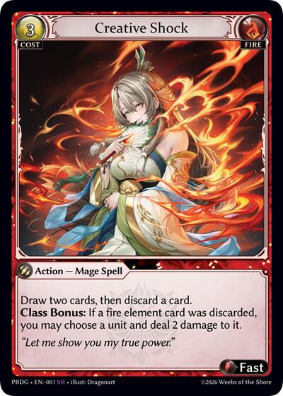 Creative Shock - 001 - Super Rare - .asphodel/paradise Grimoire