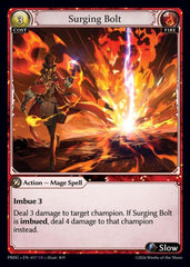 Surging Bolt - 017 - Super Rare - .asphodel/paradise Grimoire