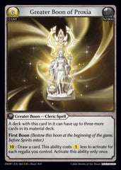 Greater Boon of Proxia - 003 - Ultra Rare - .asphodel/paradise: Pantheon