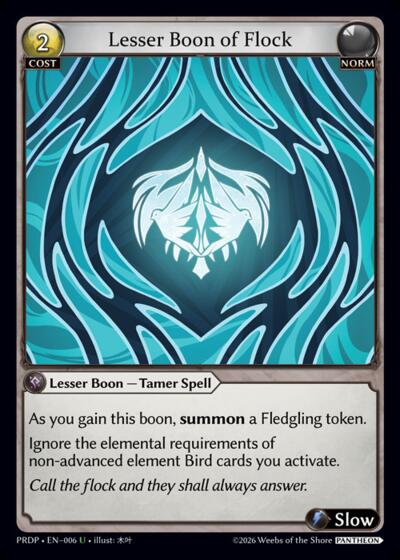 Lesser Boon of Flock - 006 - Uncommon - .asphodel/paradise: Pantheon