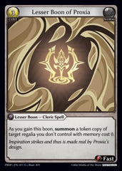 Lesser Boon of Proxia - 011 - Rare - .asphodel/paradise: Pantheon