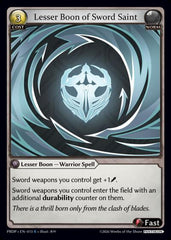 Lesser Boon of Sword Saint - 013 - Rare - .asphodel/paradise: Pantheon