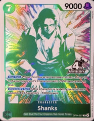 Shanks - OP14-027 - Rare (4th Anniversary Treasure Campaign Pack) - One Piece Promotion Cards