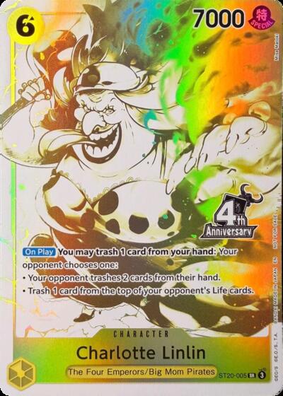 Charlotte Linlin - ST20-005 - Super Rare (4th Anniversary Treasure Campaign Pack) - One Piece Promotion Cards