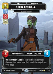Hera Syndulla -  Renegade General - 14 - Rare - Sector and Regional Promos: Season 2