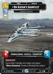 Bo-Katan's Gauntlet - Reinforce from Above - 211 - Rare - Sector and Regional Promos: Season 2