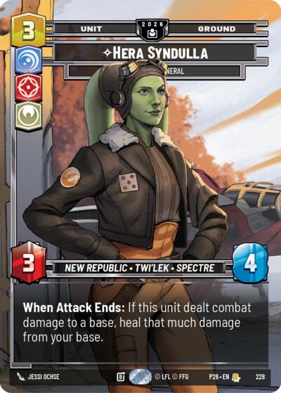 Hera Syndulla - Renegade General - 228 - Rare - Sector and Regional Promos: Season 2
