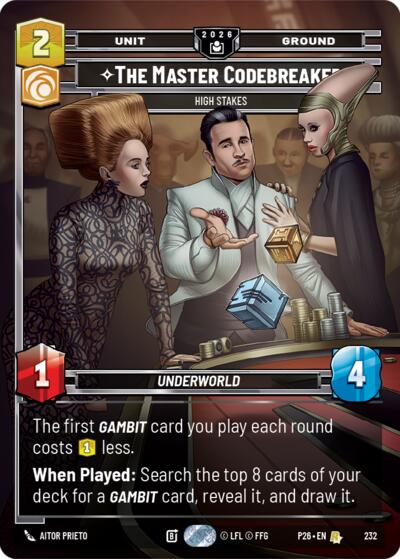 The Master Codebreaker - High Stakes - 232 - Rare - Sector and Regional Promos: Season 2