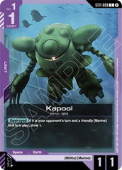 Kapool - ST11-009 - COMMON - Starter Deck 11: Aquatic Assault