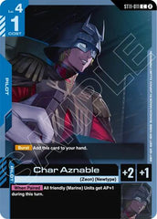 Char Aznable - ST11-011 - COMMON - Starter Deck 11: Aquatic Assault