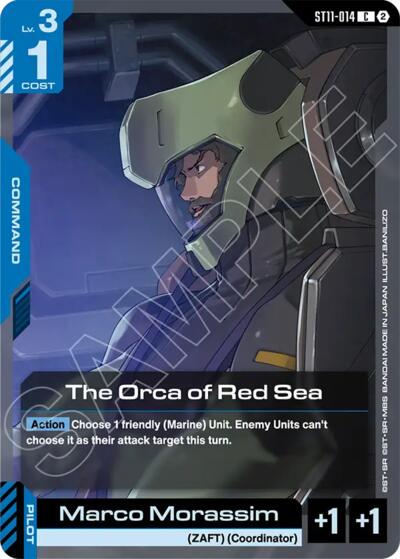 The Orca of Red Sea - ST11-014 - COMMON - Starter Deck 11: Aquatic Assault